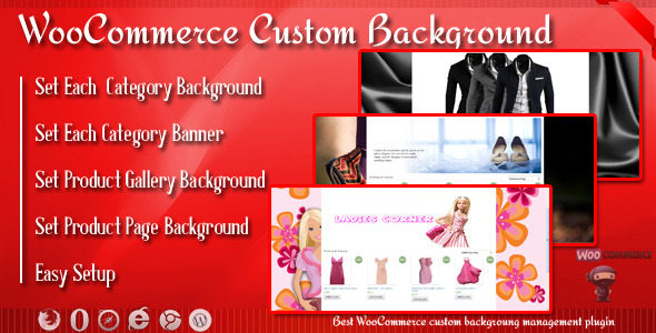 Custom Background and Banner for WooCommerce