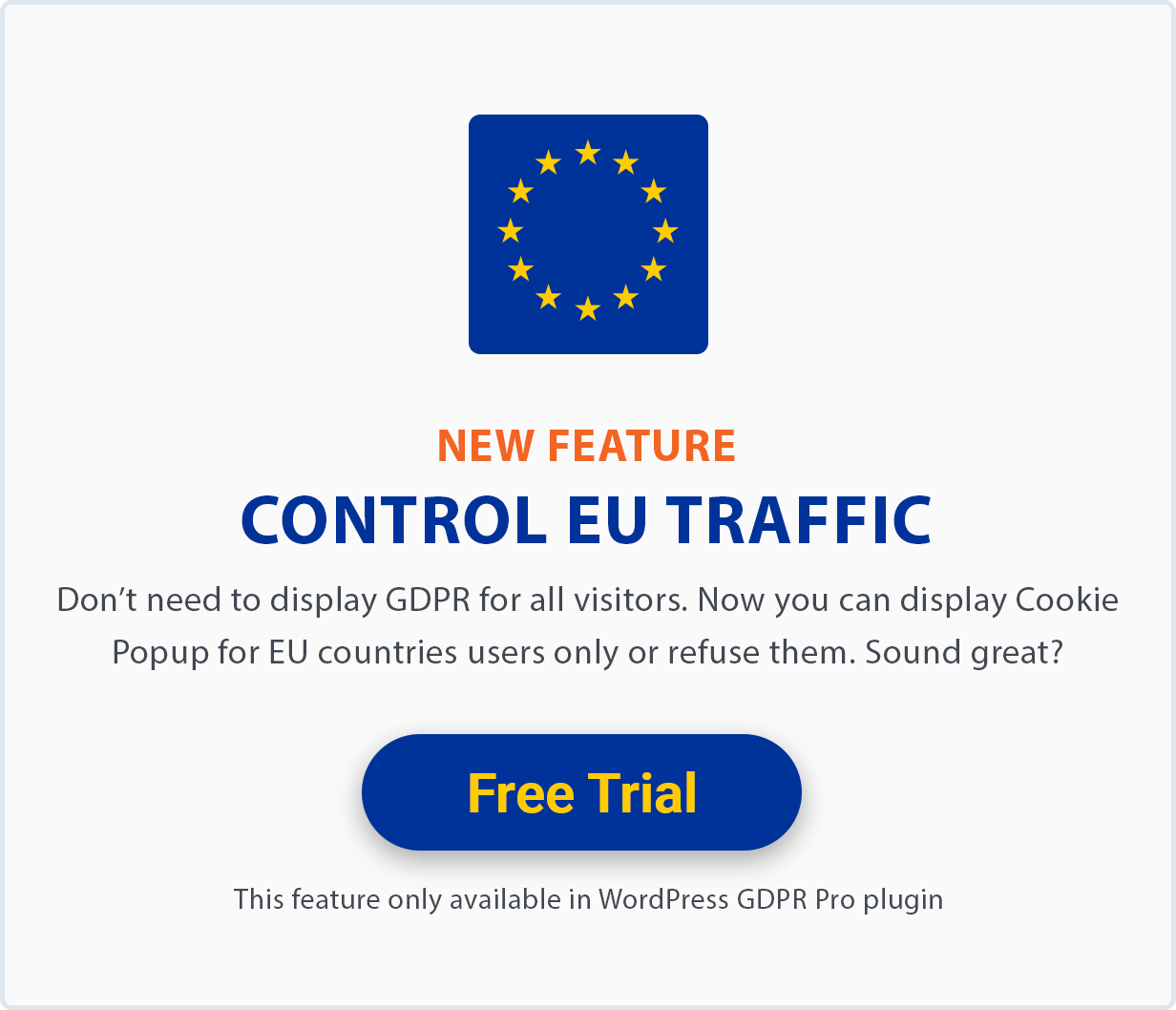 Control EU Traffic GDPR
