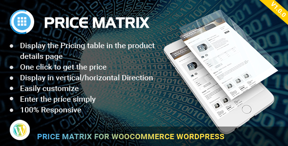 Flexible Table Pricing Matrix for WooCommerce