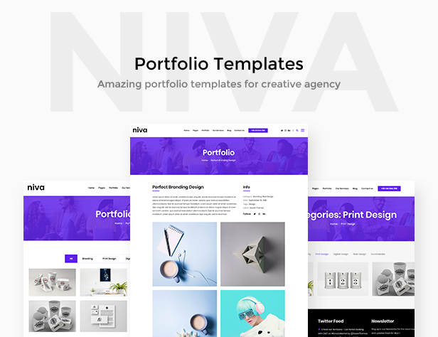 Niva -  Creative Agency WordPress Theme - 4