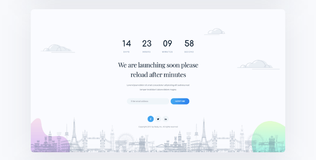 Deadline - React Coming Soon Templates with Next JS & Gatsby JS - 12