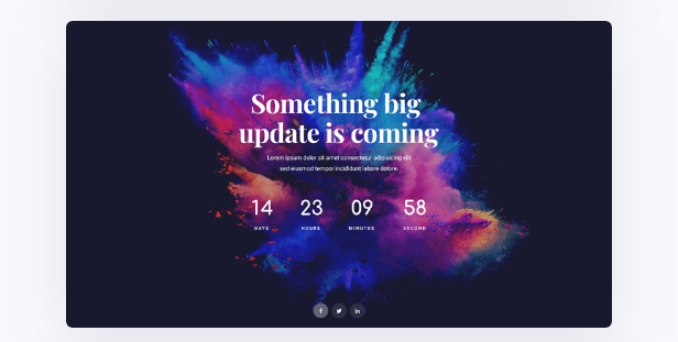 Deadline - React Coming Soon Templates with Next JS & Gatsby JS - 11