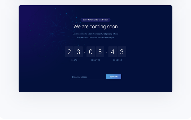 Deadline - React Coming Soon Templates with Next JS & Gatsby JS - 15