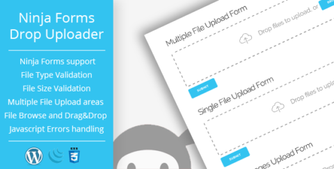 Drop Uploader for Ninja Forms - Drag&Drop File Uploader Addon