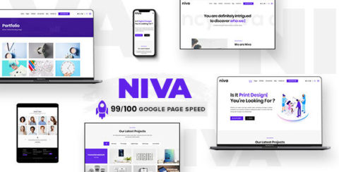 Niva -  Creative Agency WordPress Theme
