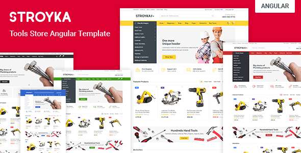 Stroyka - Tools Store Angular 12 eCommerce Template