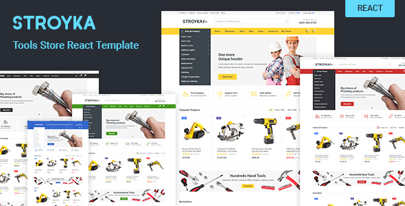 Stroyka - Tools Store React eCommerce Template