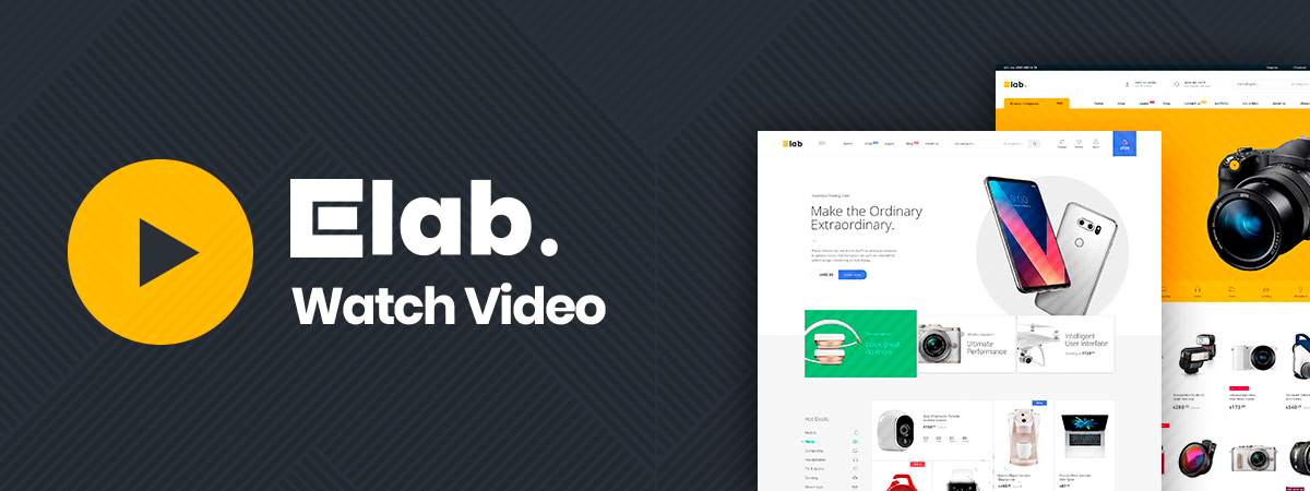 eLab Multi Vendor Marketplace WordPress Theme Video