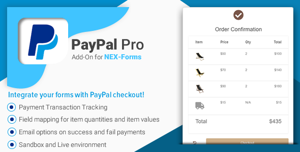 PayPal Classic for NEX-Forms - CodeCanyon Item for Sale