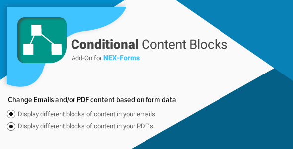 Conditional Content Blocks for NEX-Forms - CodeCanyon Item for Sale