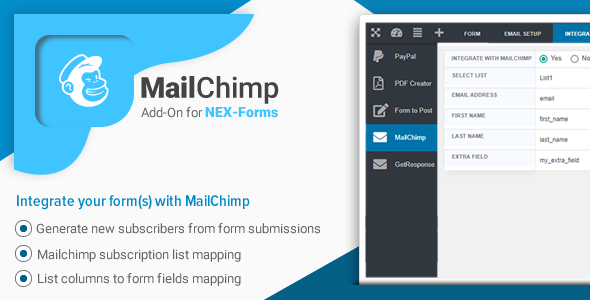 MailChimp for NEX-Forms - CodeCanyon Item for Sale