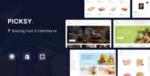 Picksy - React Gatsby Grocery Ecommerce Template
