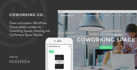 Coworking Co. - Creative Space WordPress Theme
