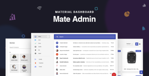 Mate - React Admin Template With Redux & Material Design