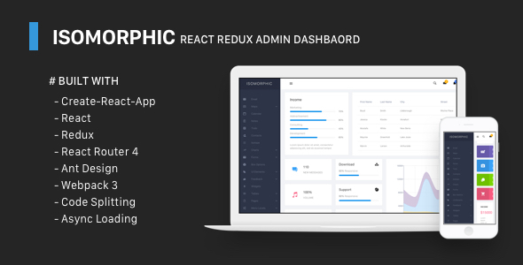 Mate - React Redux Material Admin Dashboard - 1
