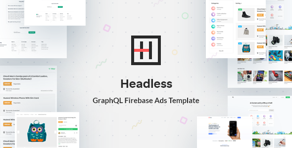 Headless - React GraphQL Firebase Ads Template