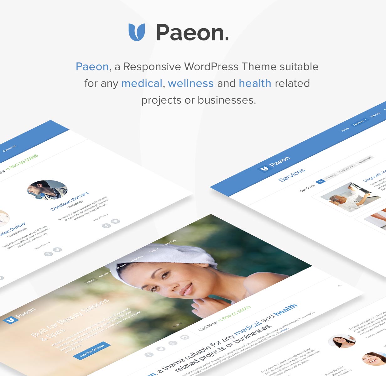 Paeon - Medical WordPress Theme - 1