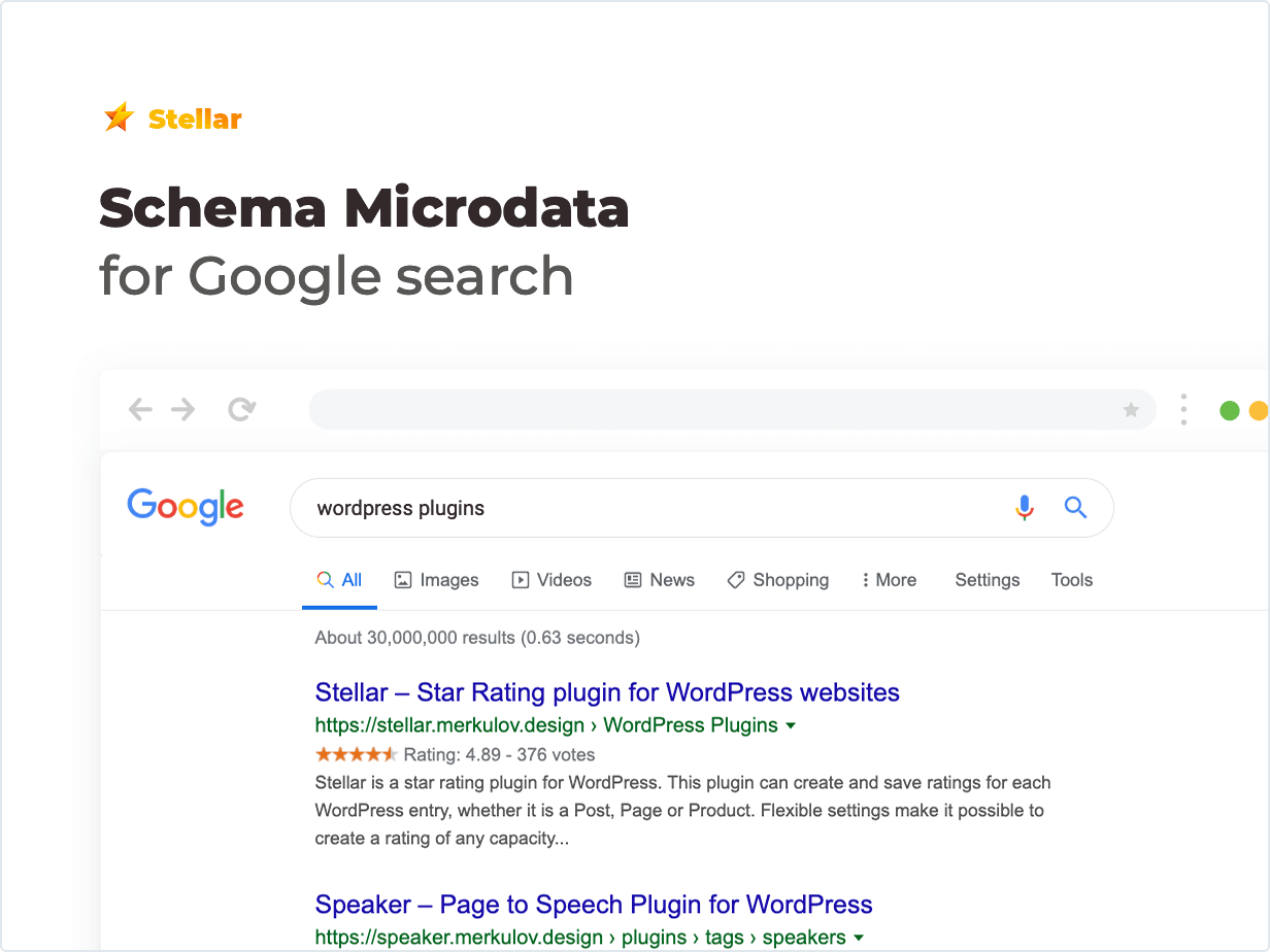 Schema.org Microdata for the best positions in Google search