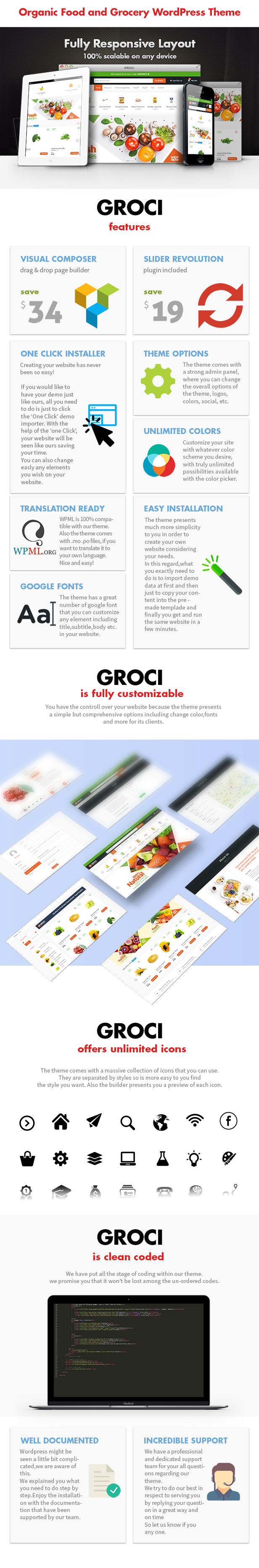 Groci - Organic Food and Grocery Market WordPress Theme - 4