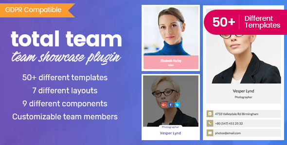 Total Team - Responsive Team Showcase Plugin For WordPress