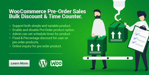 WooCommerce Pre-Order Sales, Bulk Discount & Time Counter