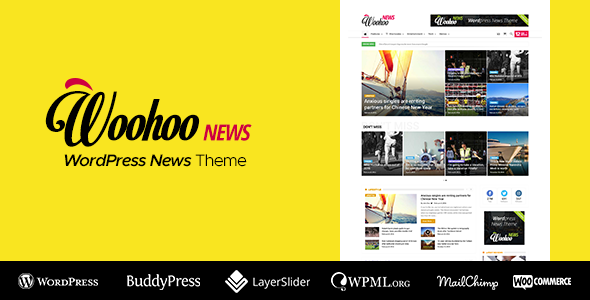 WooHoo - Newspaper Magazine News BuddyPress AMP