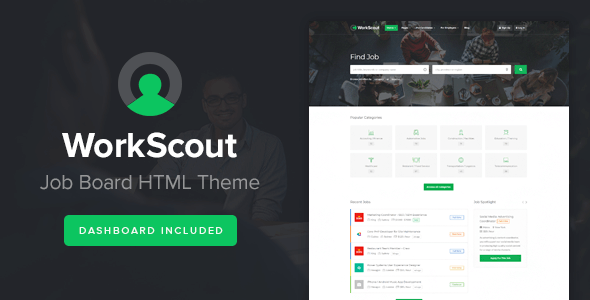WorkScout - Job Board HTML Template