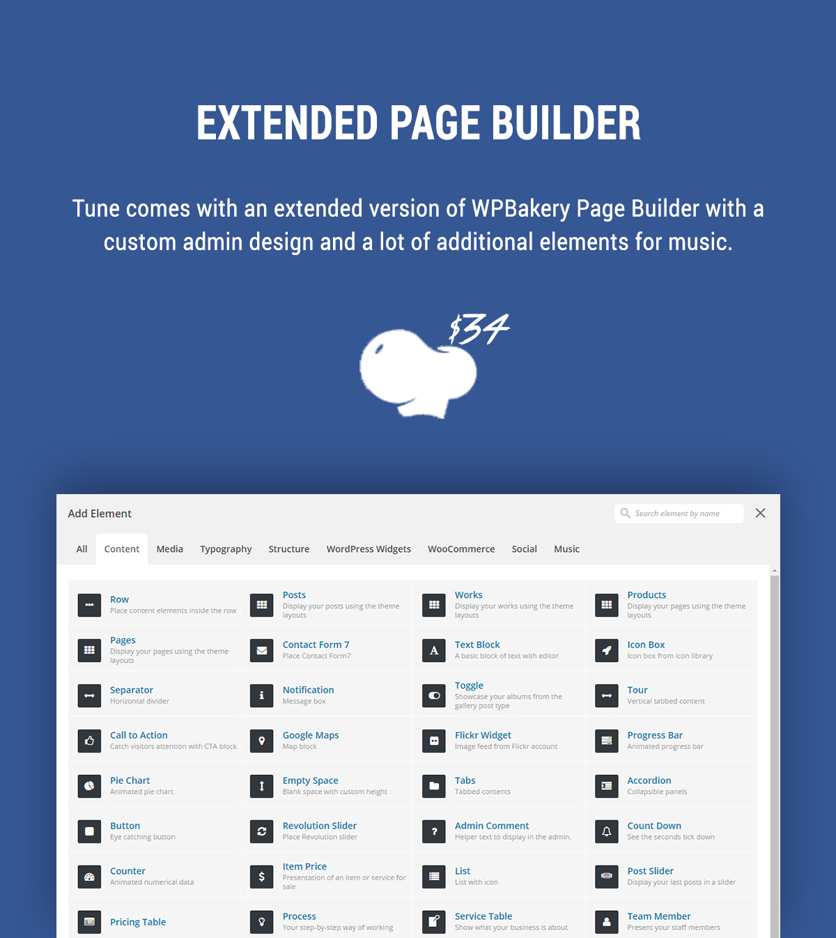 Extended WPBakery Page Builder