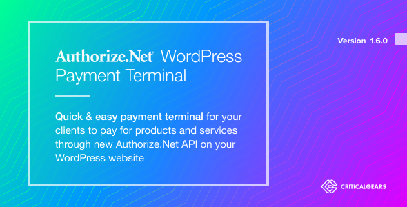 Authorize.Net Payment Terminal WordPress