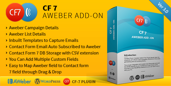 CF7 Aweber Add-on