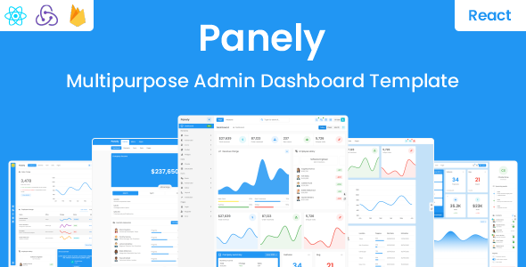 Panely - React Multipurpose Admin Dashboard Template