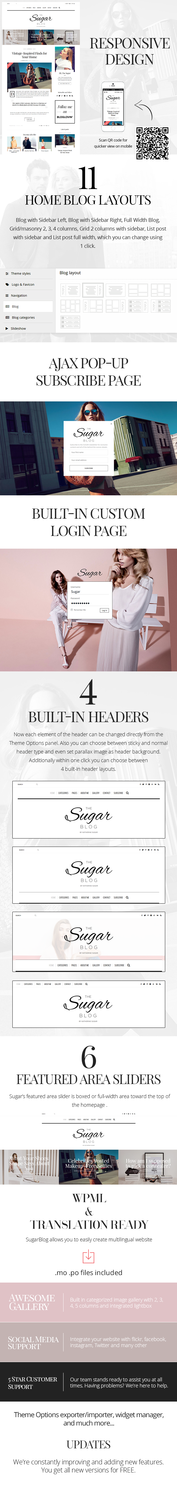 Sugar - Clean & Personal WordPress Blog Theme - 6