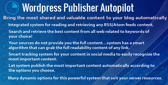 Wordpress Publisher Autopilot