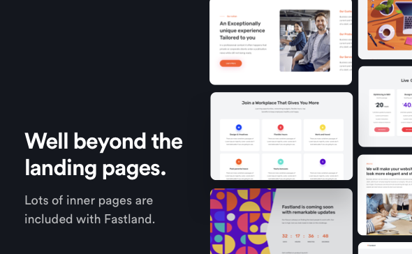 Fastland - React Gatsby JS Landing Page Template - 7