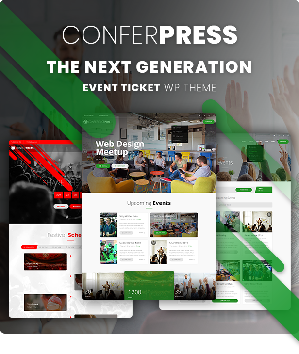 event ticket wordpress theme