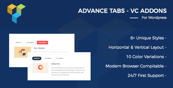 Advance Tabs For Visual Composer
