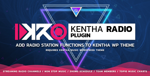 KenthaRadio - Addon for Kentha Music WordPress Theme To Add Radio Station and Schedule Functionality
