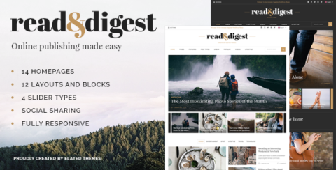 Read and Digest - Newspaper Theme