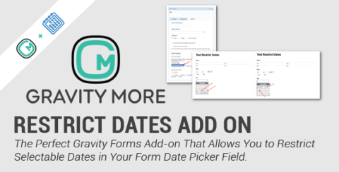 Restrict Dates In Gravity Forms