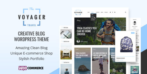 Voyager — Creative Blog WordPress Theme