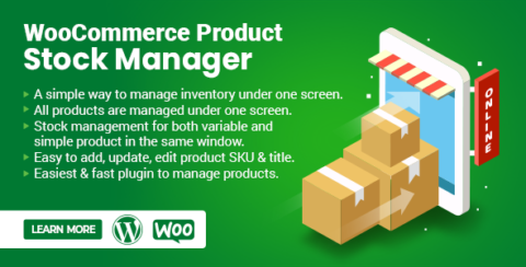 WooCommerce Product Stock Manager