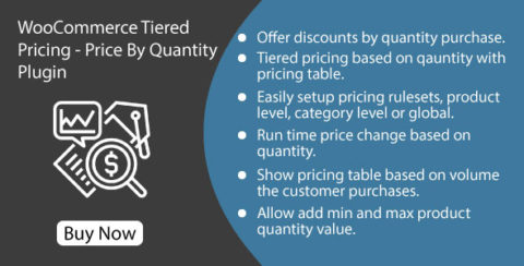 WooCommerce Tiered Pricing - Price By Quantity Plugin