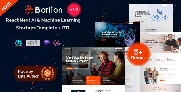 Bariton - IT Machine Learning React Next Template