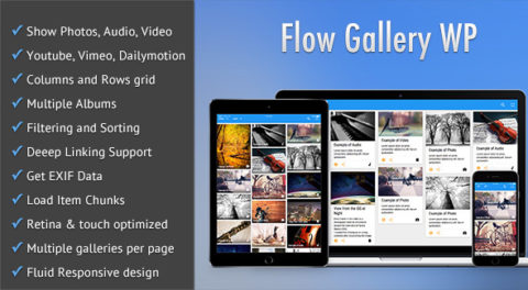 Flow Gallery - Multimedia Gallery Wordpress Plugin