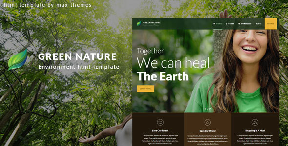 Green Nature - Environmental HTML Template