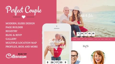 Perfect Couple - Wedding WordPress Theme