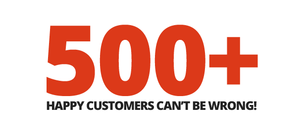 500+ Happy Customers
