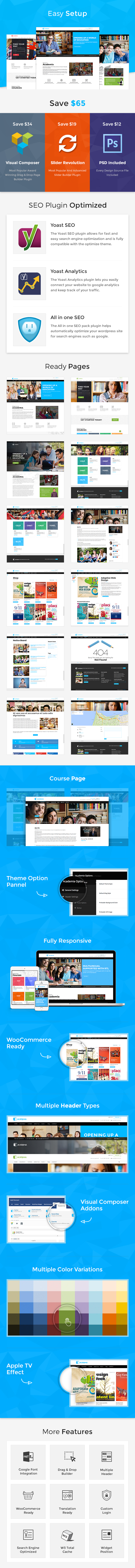 Academia Education Template by ThemeXpert