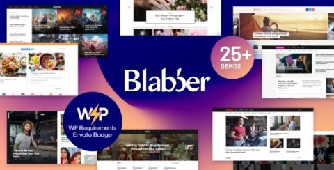Blabber | All-in-One Elementor Blog & News Magazine WordPress Theme + RTL