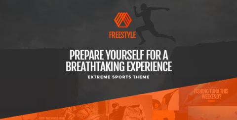 Freestyle - A WordPress Theme For Extreme Sports